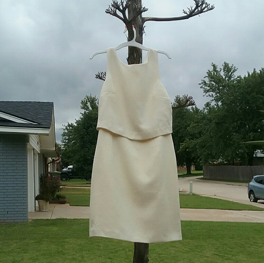 Banana Republic ivory dress